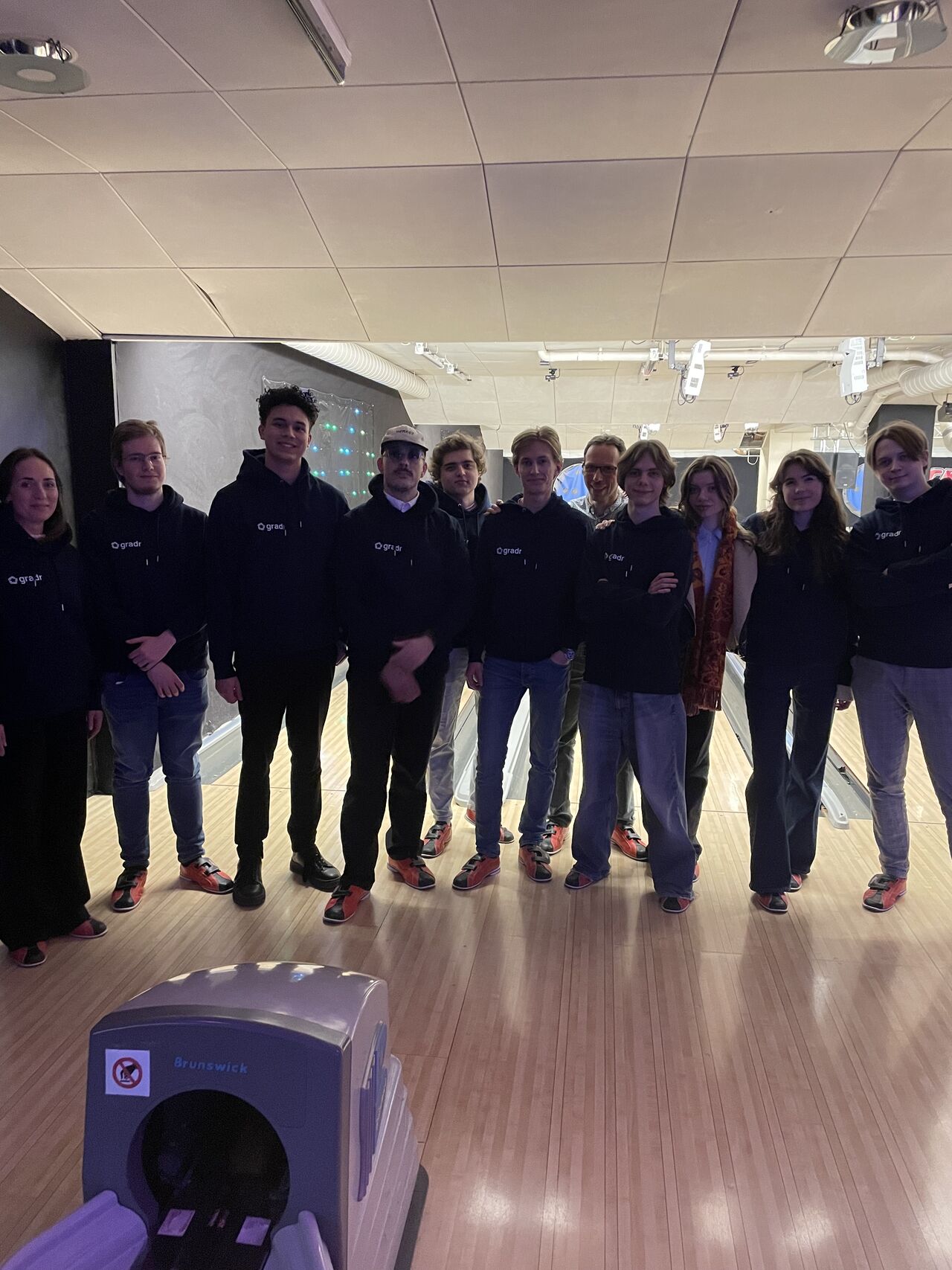 Gradr team bowling